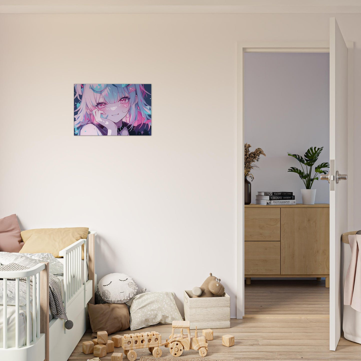 (◦ˉ ˘ ˉ◦)♡ Canvas Wall Art