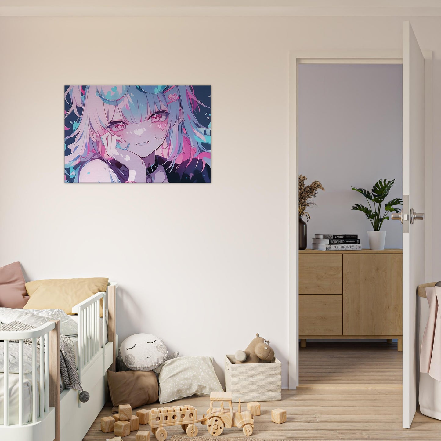 (◦ˉ ˘ ˉ◦)♡ Canvas Wall Art
