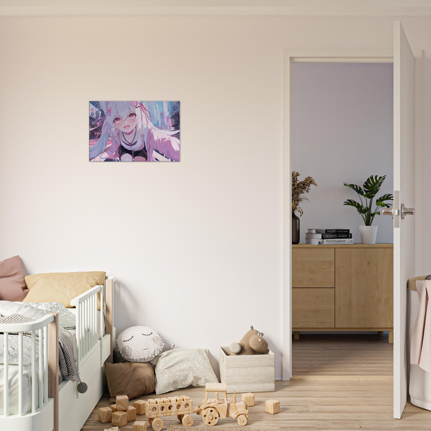 (´っ^・ ・^)っ Canvas Wall Art
