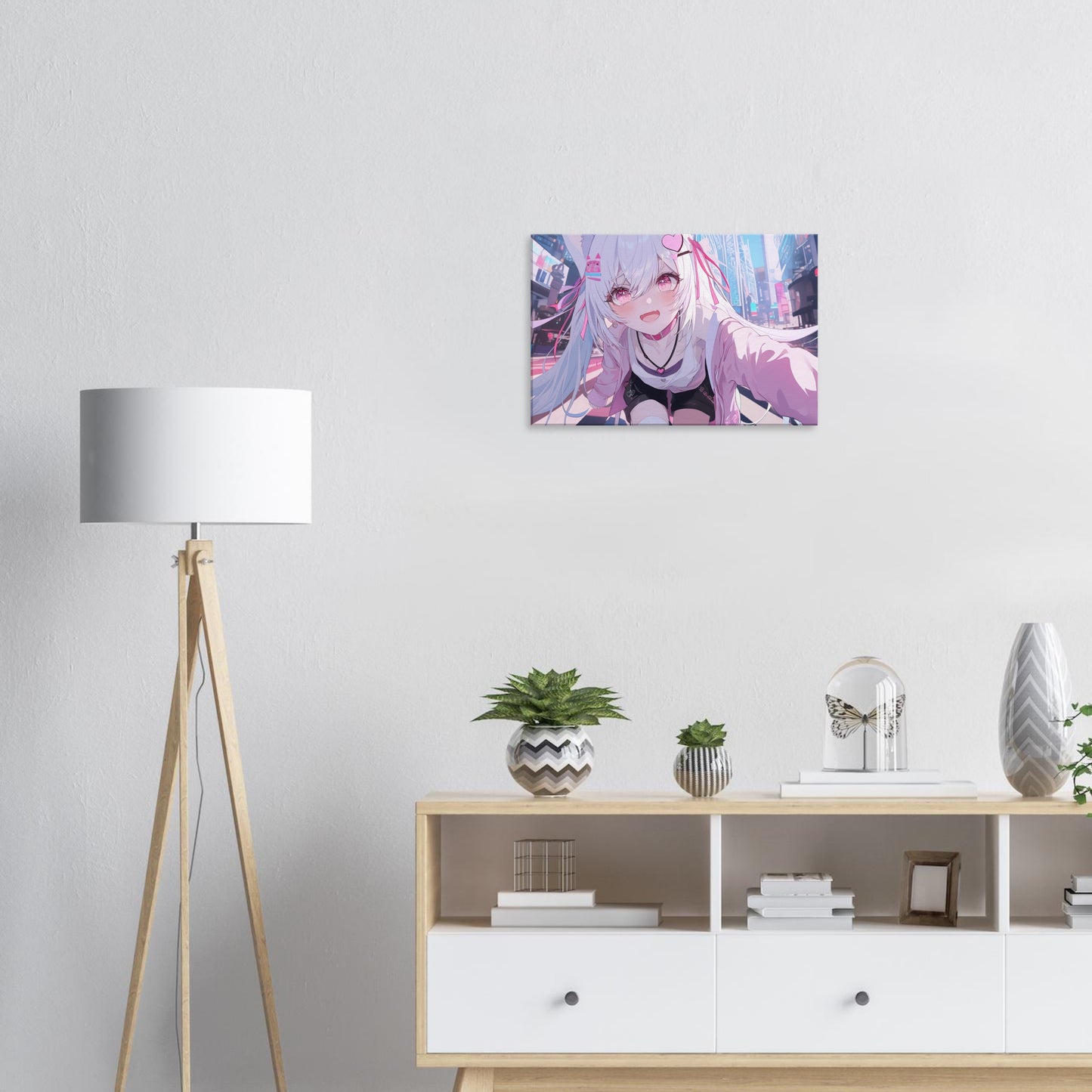 (´っ^・ ・^)っ Canvas Wall Art