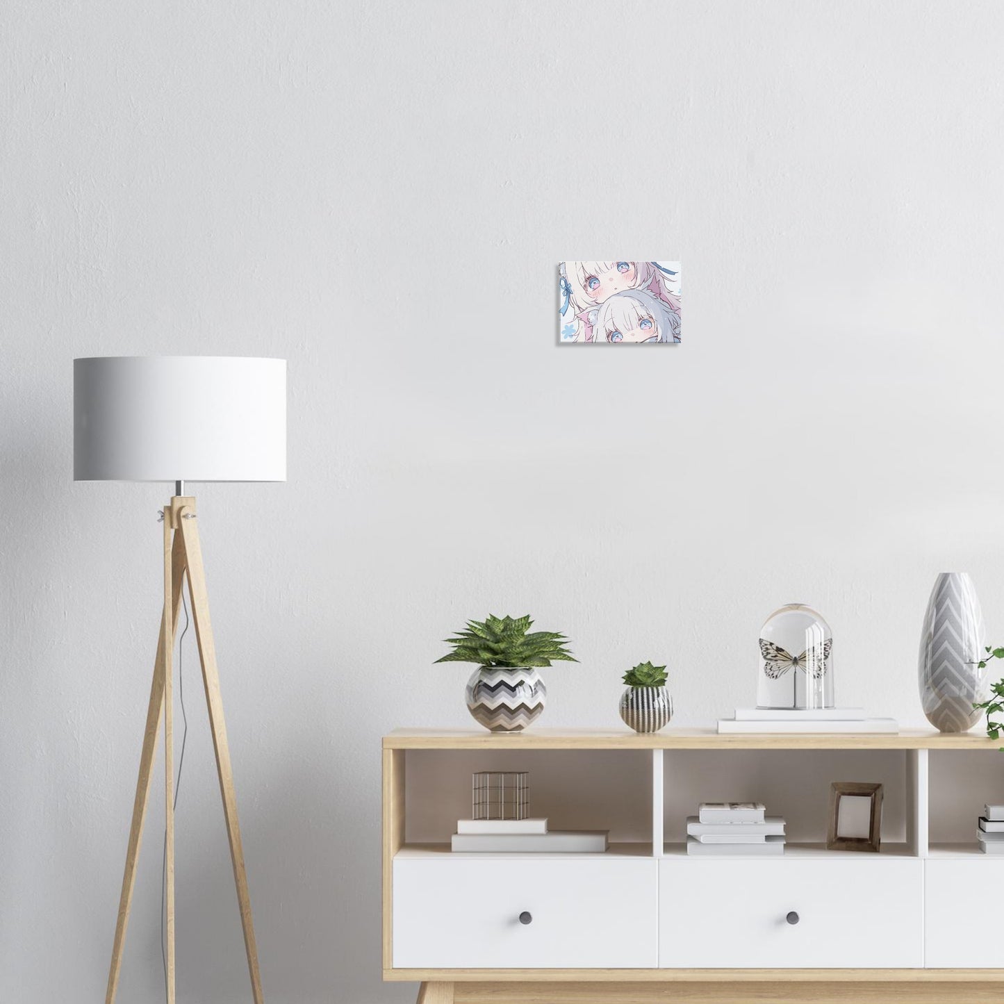 ^• ࿁ •^ Canvas Wall Art