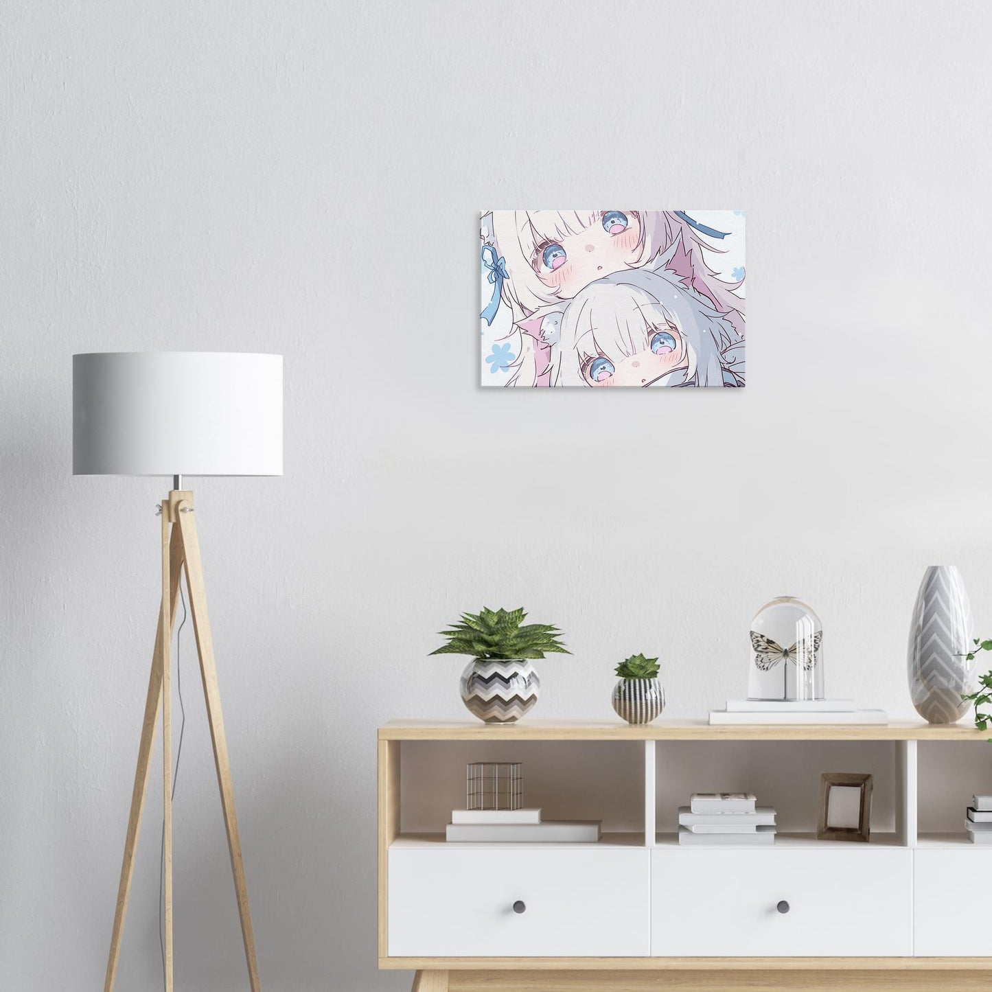 ^• ࿁ •^ Canvas Wall Art