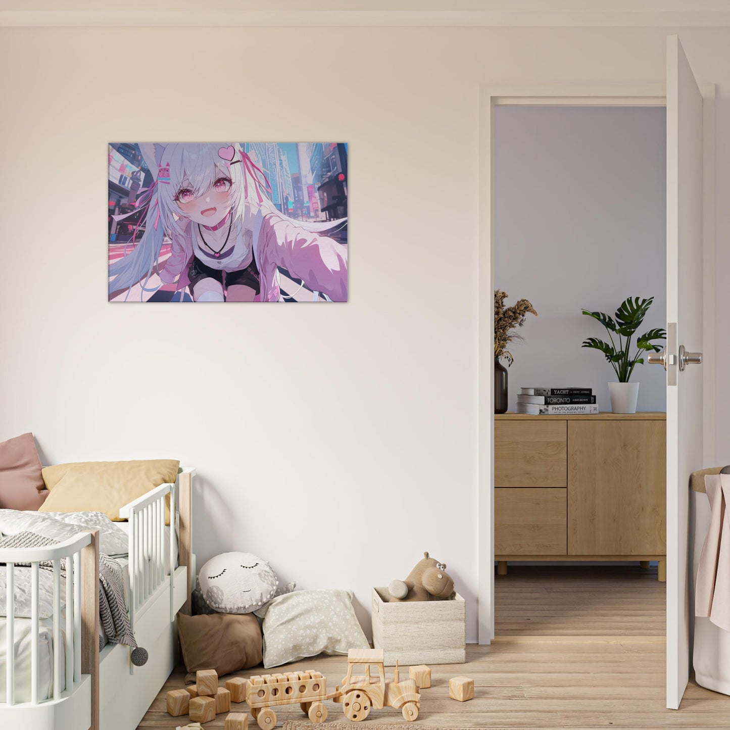 (´っ^･ ･^)っ Canvas Wall Art